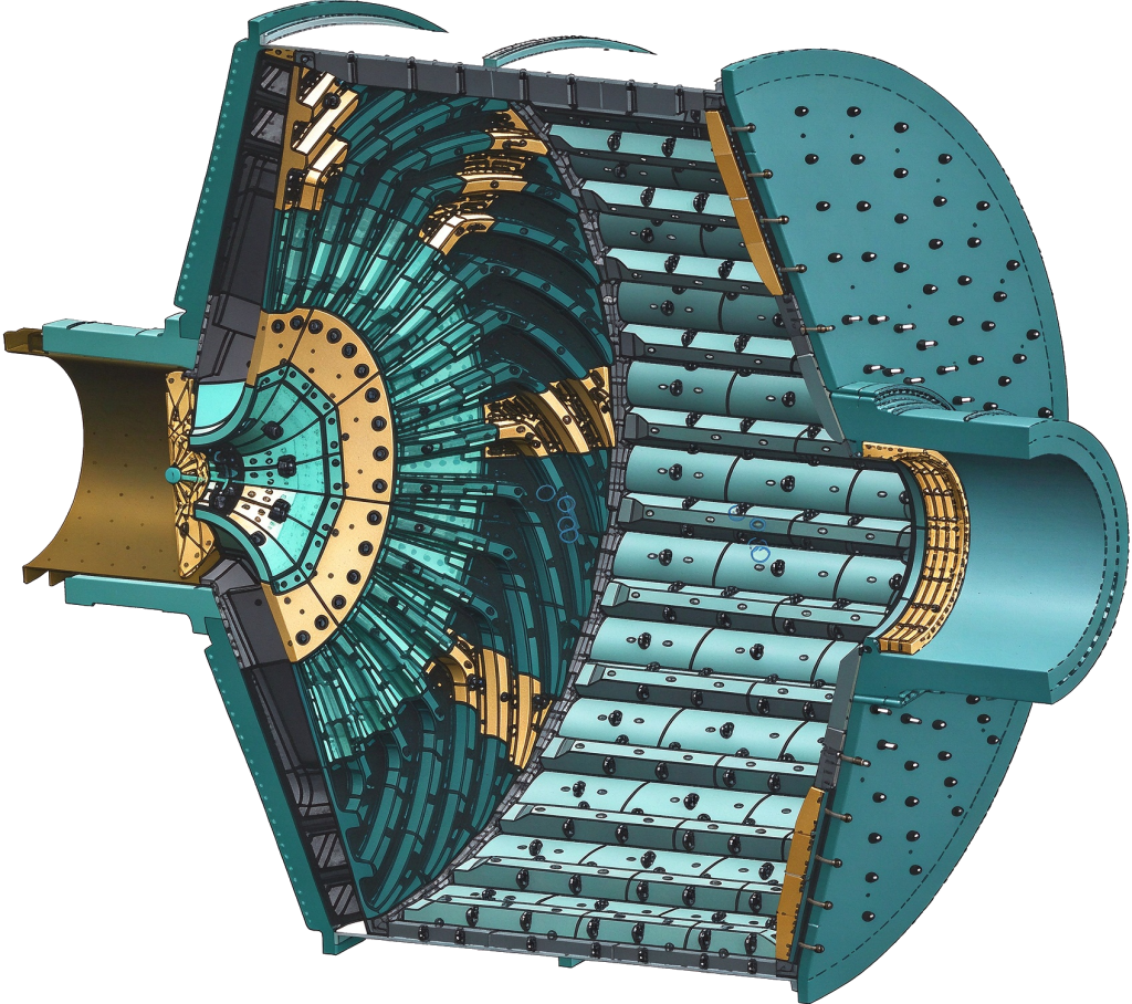 Full ball mill liner set assembly showing shell, head and grate positions — QM Mill Liners