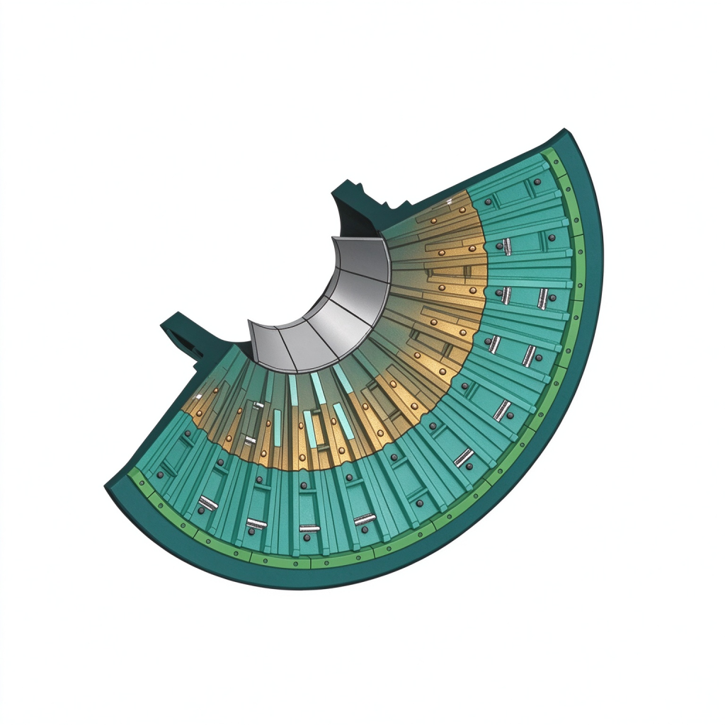 SAG and AG mill feed-end liners, engineering view — QM Mill Liners